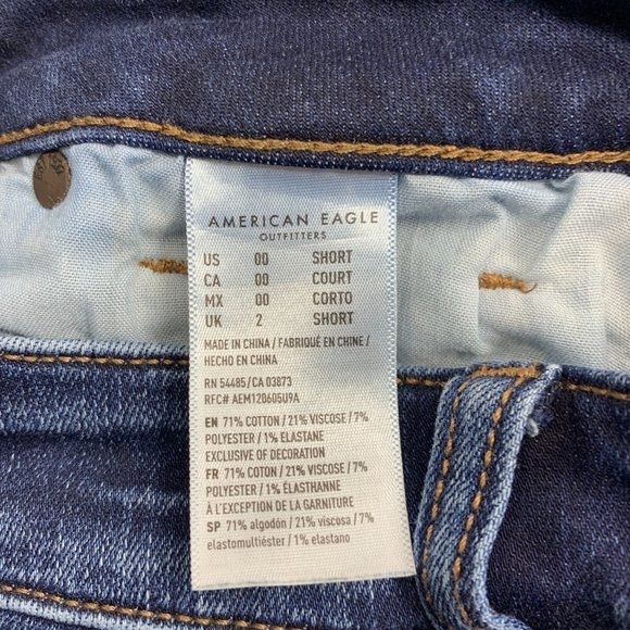 American Eagle 00 Short Jeans 24" X 28" Next Level - Picture 4 of 6